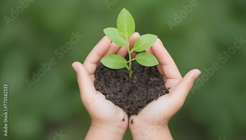 plant in hand