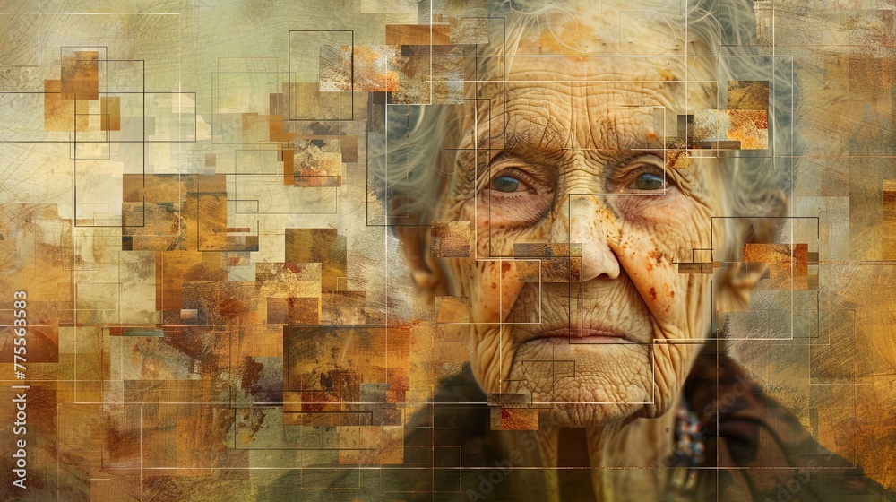 Timeless Vision: An elder's eye, a window to a soul woven with history's tapestry Timeless Vision: An elder's eye, a window to a soul woven with history's tapestry