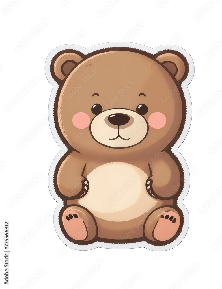 Adorable Teddy Bear Cartoon Adorable Teddy Bear Cartoon