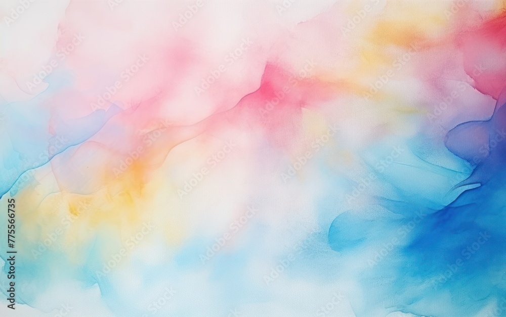 Abstract watercolor blend of warm and cool tones Abstract watercolor blend of warm and cool tones