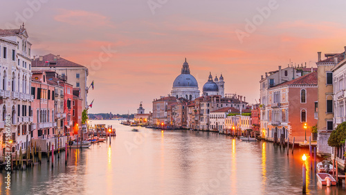 Romantic Venice. Cityscape of  old town and Grand Canal © f11photo