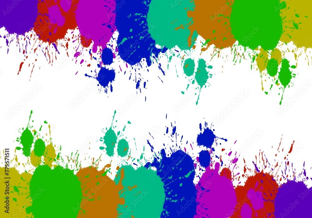 Fototapeta premium Colourfull Paint Abstract Background