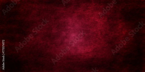 Dark and light red wall grunge backdrop texture. watercolor painted mottled red background, modern colorful concrete dirty smooth ink textures on black paper background.