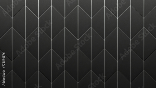 Dark Grainy Plastic Tiled Background (3d Illustration)
