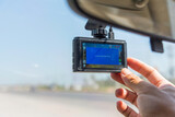 Driver loced video file of dash camera in the car