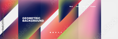 Triangle minimal web site page background design. Vector Illustration For Wallpaper, Banner, Background, Card, Book Illustration, landing page