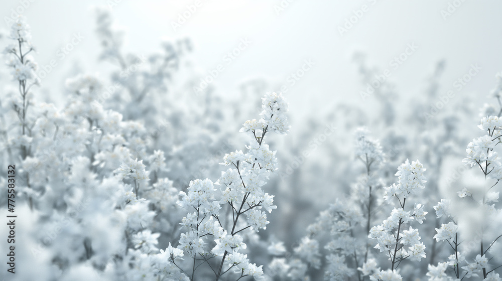 Light plants on a light background. Light plants on a light background.