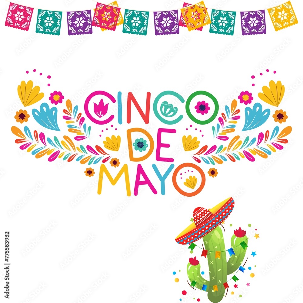 Cinco de Mayo. banner and poster design. May 5