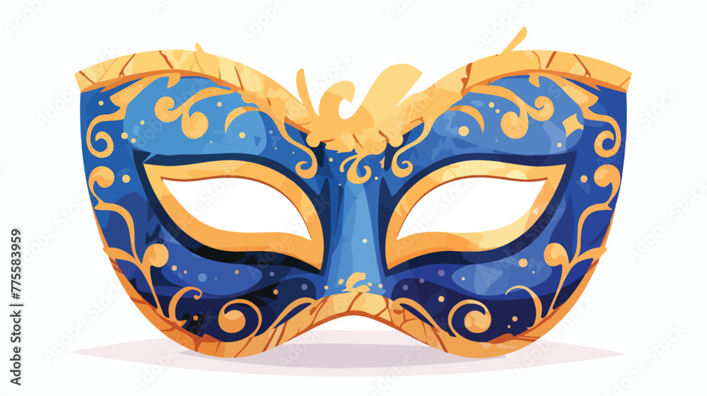 Opera mask icon 2d flat cartoon vactor illustration