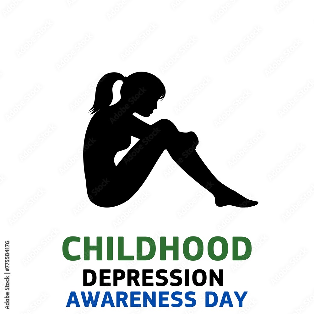 Childhood Depression Awareness Day.background, banner, card, poster,template.