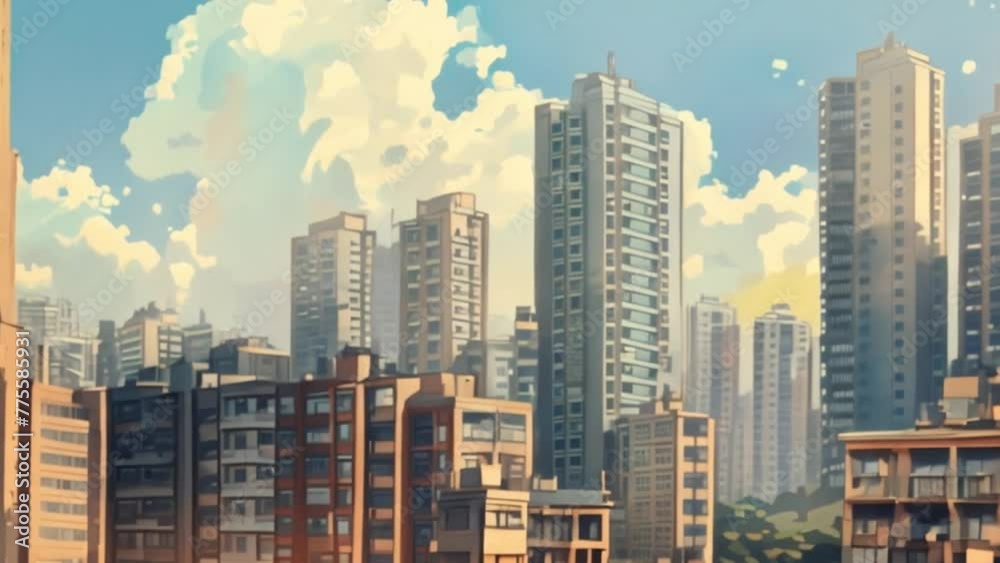 video apartment buildings towering on the horizon video apartment buildings towering on the horizon