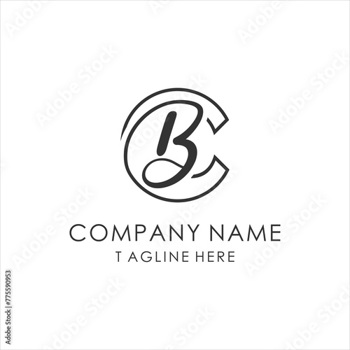 letter BC luxury Logo, design inspiration, illustration, vector