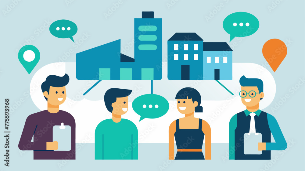 Detailed shot of local suppliers and manufacturers discussing plans and ideas highlighting the importance of communication and cooperation in Detailed shot of local suppliers and manufacturers discussing plans and ideas highlighting the importance of communication and cooperation in