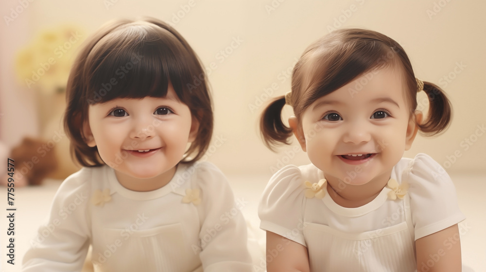 Cherubic Cheer: Little Girls with Delightful Smiles
Cherubic Cheer: Little Girls with Delightful Smiles