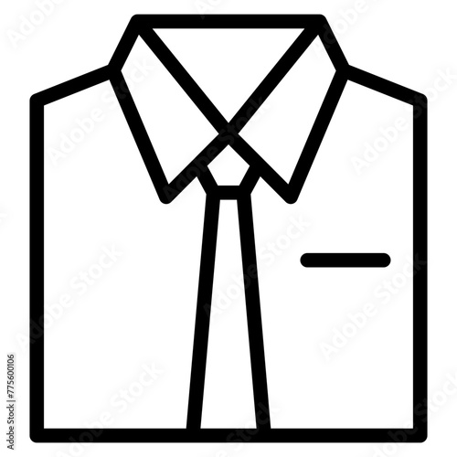 Uniform icon., formal shirt icon
