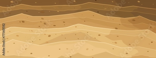 soil texture, flat color illusturation, light brown colors, low contrast, small rocks