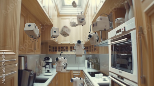 Automated and robotic kitchen.