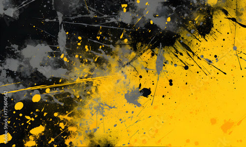 abstract grunge with yellowdesign illustration background photo