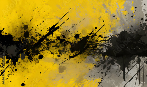 abstract grunge with yellowdesign illustration background photo