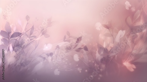 light soft pastel dreamy floral abstract background