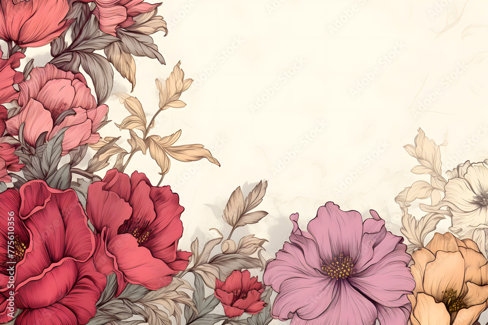 background with flowers copy space for text, background with flowers copy space for text,