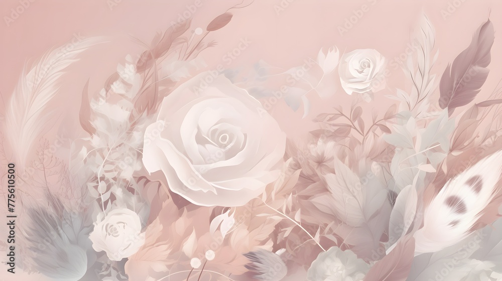 light soft dreamy pink floral abstract background light soft dreamy pink floral abstract background