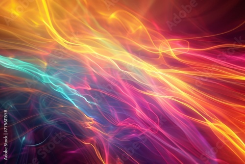 Colorful Abstract Background With Lines and Colors