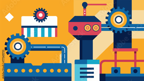 A closeup of machinery in motion showcases the advanced technology used in reshoring efforts to increase responsiveness and reduce costs. The