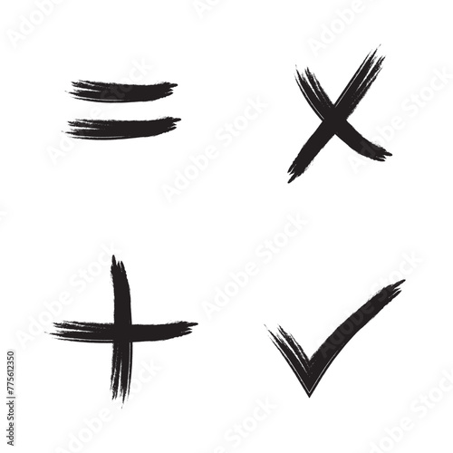 Doodle design of symbols in mathematics