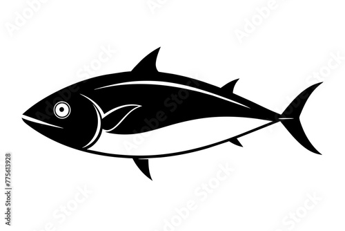 tuna silhouette vector illustration