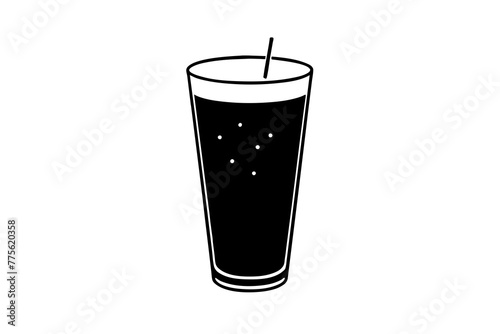 lassi silhouette vector illustration