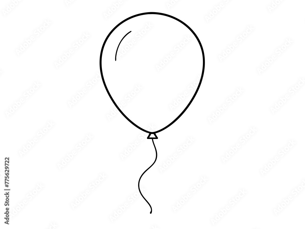 balloon isolated on white background balloon isolated on white background