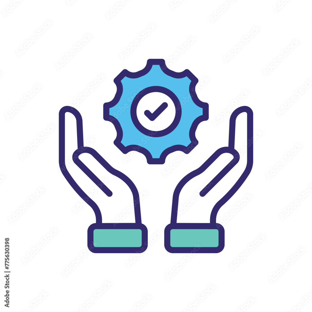 Service Management vector icon Service Management vector icon