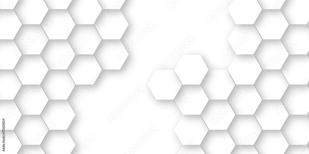 Abstract Technology, Futuristic 3d Hexagonal structure futuristic white background and Embossed Hexagon. Hexagonal honeycomb pattern background with space for text. Abstract Technology, Futuristic 3d Hexagonal structure futuristic white background and Embossed Hexagon. Hexagonal honeycomb pattern background with space for text.