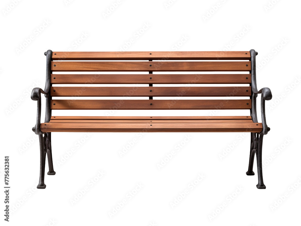 wooden park bench isolated on transparent background, PNG available wooden park bench isolated on transparent background, PNG available