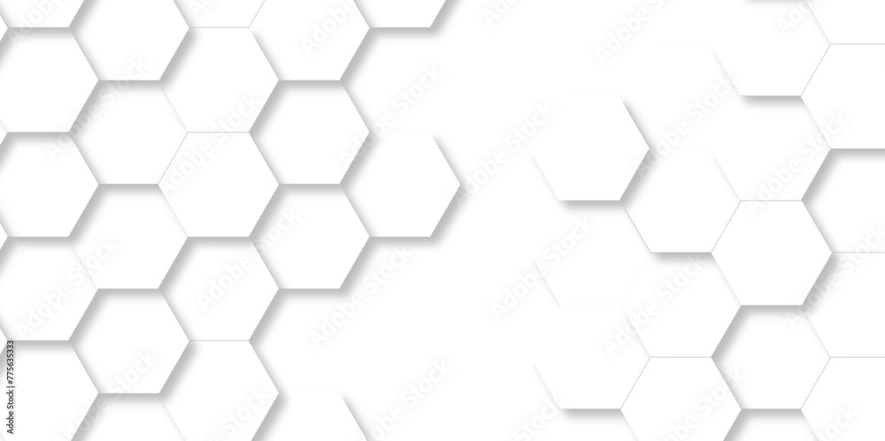 Abstract Technology, Futuristic 3d Hexagonal structure futuristic white background and Embossed Hexagon. Hexagonal honeycomb pattern background with space for text. Abstract Technology, Futuristic 3d Hexagonal structure futuristic white background and Embossed Hexagon. Hexagonal honeycomb pattern background with space for text.