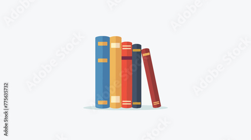 Book icon on white background. Vector illustration. flat © RedFish