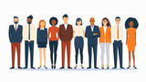 People icon in trendy flat style. Business people 