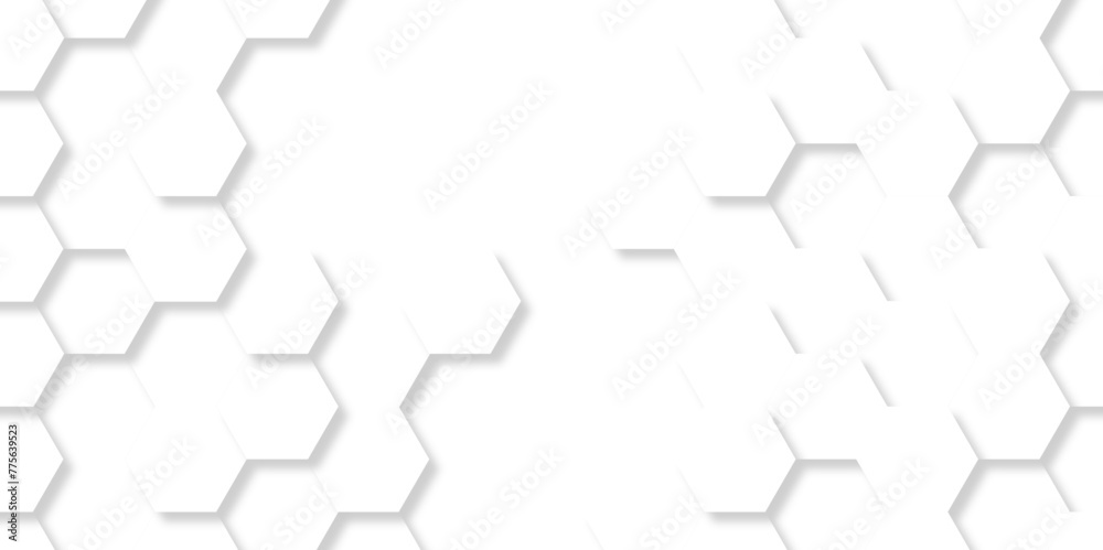 Abstract Technology, Futuristic 3d Hexagonal structure futuristic white background and Embossed Hexagon. Hexagonal honeycomb pattern background with space for text. Abstract Technology, Futuristic 3d Hexagonal structure futuristic white background and Embossed Hexagon. Hexagonal honeycomb pattern background with space for text.