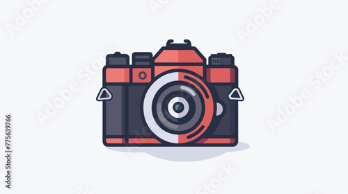 Photography Icon Vector Logo Template flat vector 