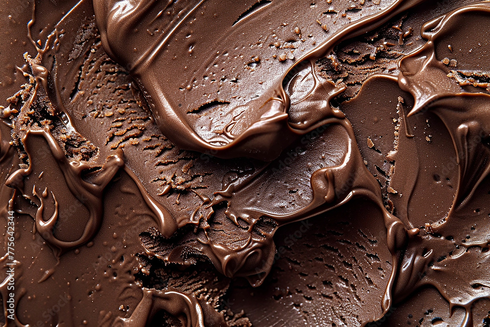 Chocolate Soft Serve Ice Cream in a background Chocolate Soft Serve Ice Cream in a background
