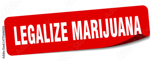 legalize marijuana sticker. legalize marijuana label