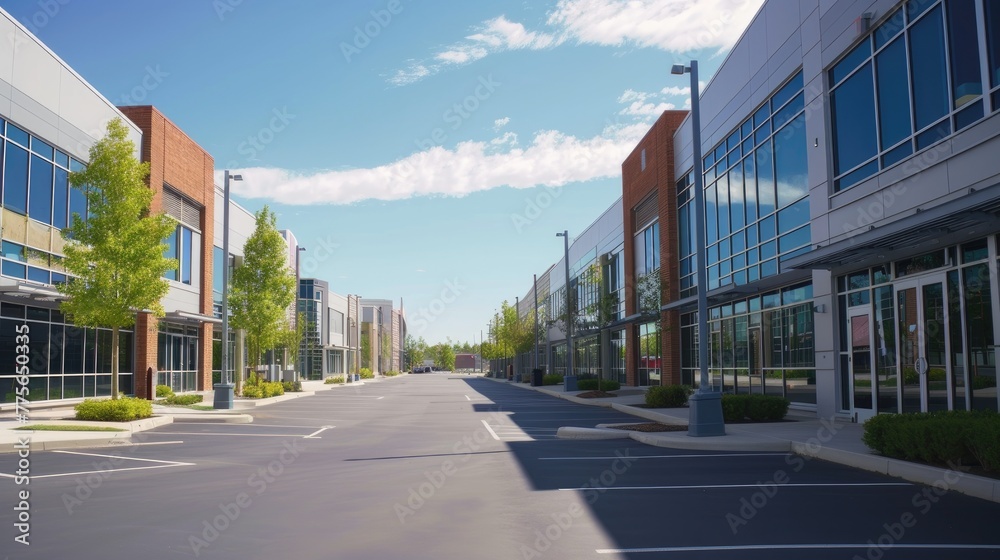 Commercial properties such as office buildings, retail centers, and industrial warehouses contributing to the economic vitality and growth of local communities