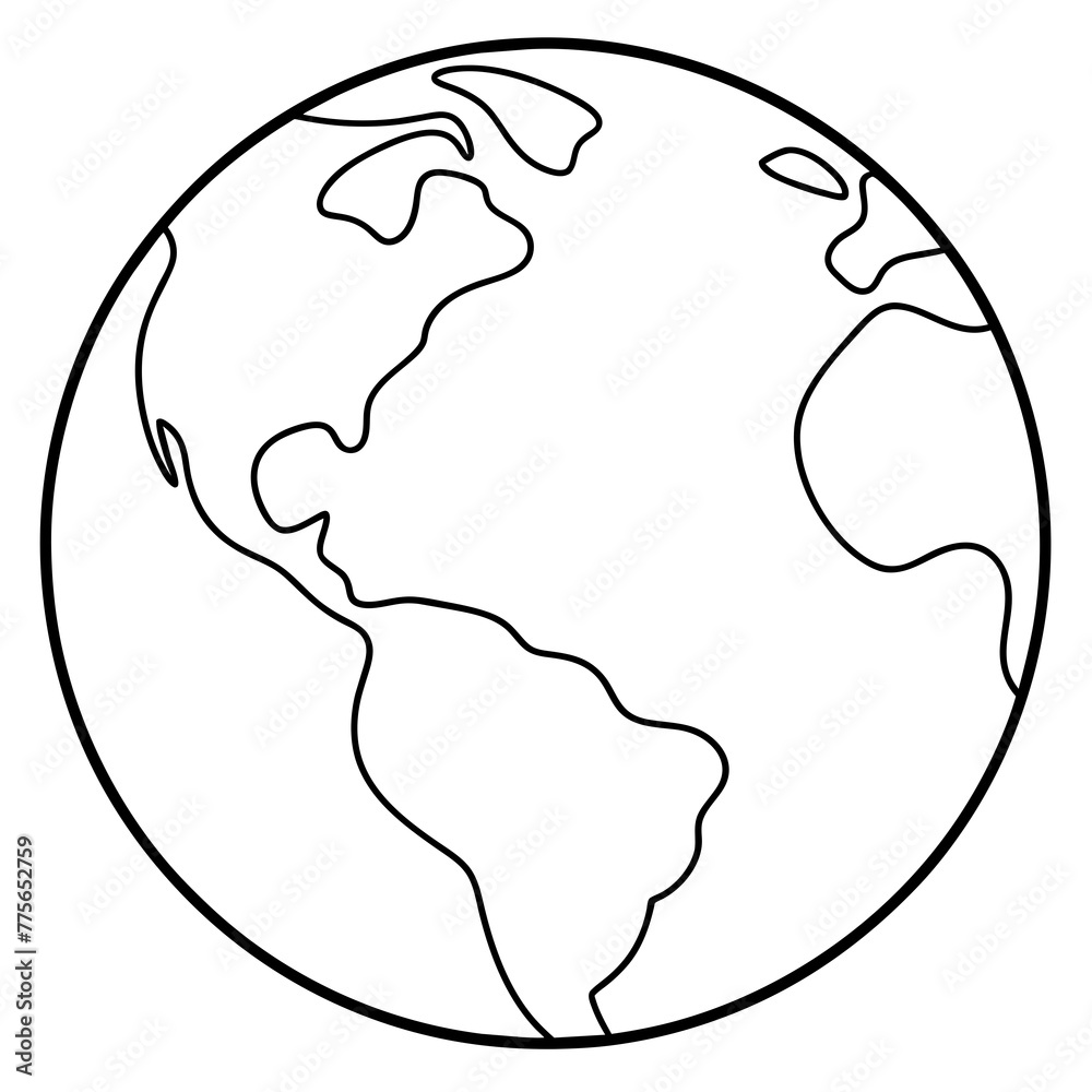 earth line art one single continuous one line out line vector art drawing and tattoo design,vector silhouette illustration earth line art one single continuous one line out line vector art drawing and tattoo design,vector silhouette illustration