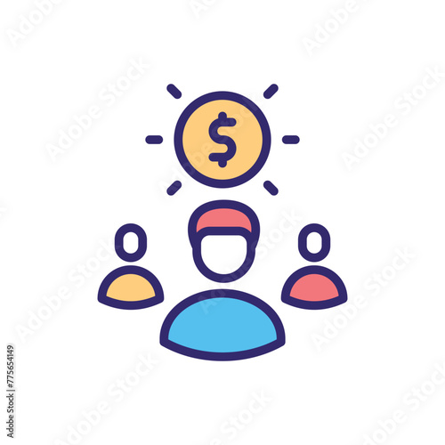 Investors vector icon