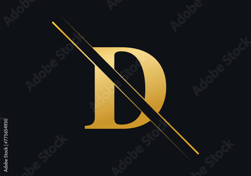 D Letter Initial Logo Design And Vector Template