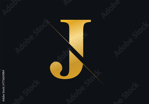 J Letter Initial Logo Design And Vector Template