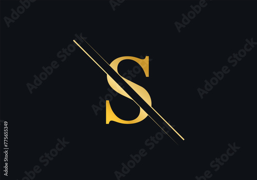 S Letter Initial Logo Design And Vector Template