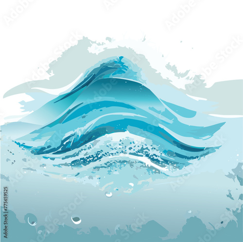 abstract water wave background