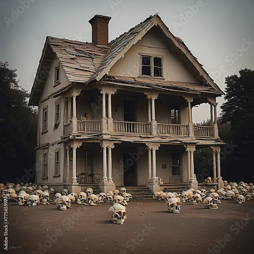 Horror Style Surrealist T-Shirt Vinly Movie Poster Cover Printable 3D Render